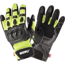 Noru Kiryu Vented Leather / Textile Gloves -Fly Racing Store 04 7403 2113 04 B