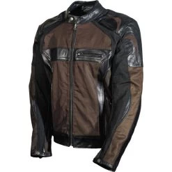 Fly Racing Store 33 AGV Sport Compass Leather / Textile Jacket