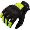 Motonation Rapita Hi-Viz Vented Textile Gloves -Fly Racing Store 855 GRP BKFY 3S