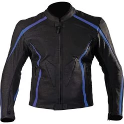 Motonation Dominator Vented Leather Jacket -Fly Racing Store 855 JDM BKBL 40