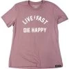 Fasthouse Die Happy Women's Tee 2 Fasthouse Die Happy Women's Tee -Fly Racing Store FH1377 1401