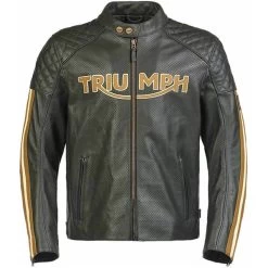 Triumph Braddon Vented Leather Jacket -Fly Racing Store MLES2337 M C